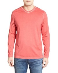 Tommy Bahama Vacanza Long Sleeve V Neck T Shirt