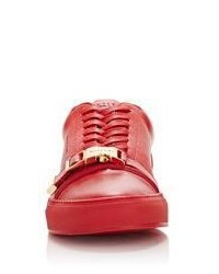 Buscemi 50mm Buckle Strap Sneakers Red