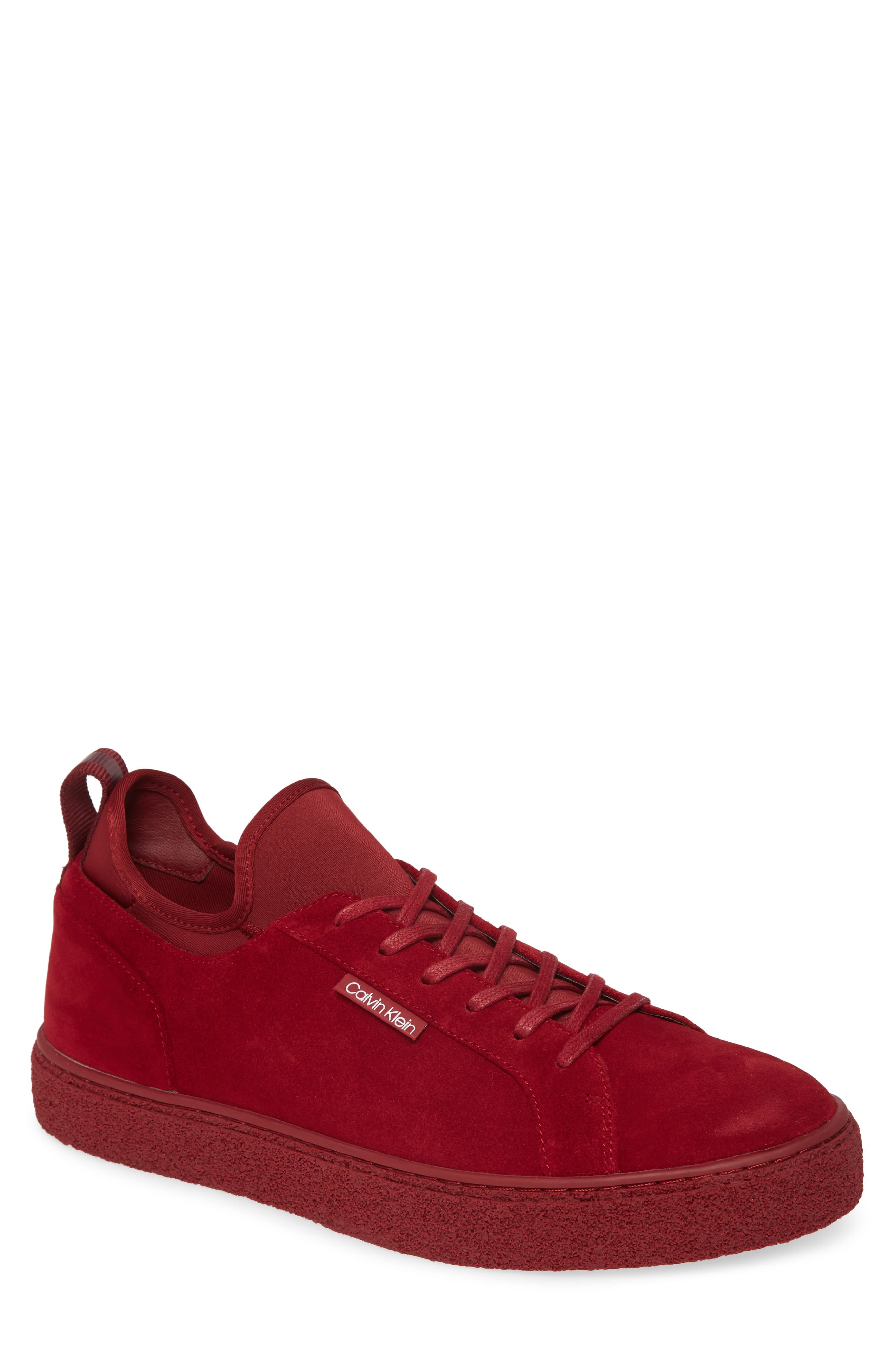 calvin klein red sneakers