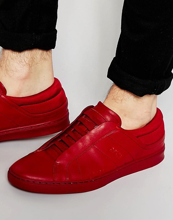 Zapatillas rojas Hugo Boss - Hombre Zapatos