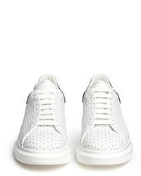 Alexander McQueen Larry Chunky Outsole Leather Sneakers