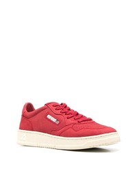 AUTRY Logo Patch Lace Up Sneakers