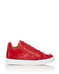 MM6 MAISON MARGIELA Mixed Material Sneakers Red