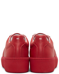 Maison Margiela Red Chunky Sole Sneakers