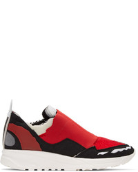 Maison Margiela Red Destroyed Sneakers