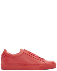 Givenchy Red Urban Knots Sneakers