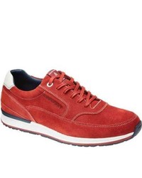 Rockport Csc Mudguard Oxford Redwhite Leather Fashion Sneakers