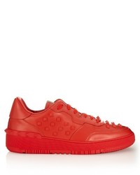 Valentino Rockstud Leather Low Top Trainers