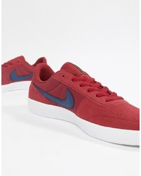 Nike SB Team Classic Trainers In Red Ah3360 600