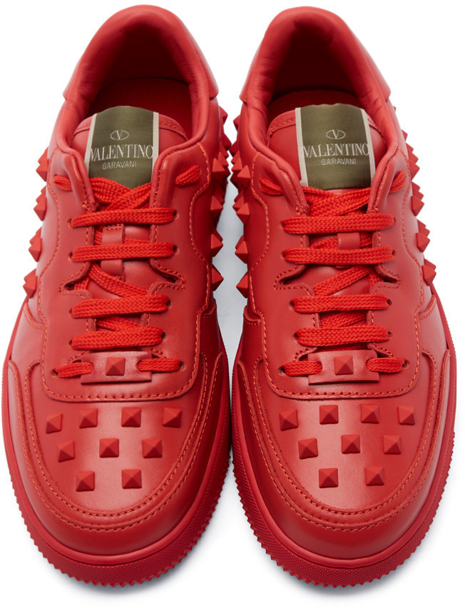 RED Valentino Valentino Red Rock Be Low Top Sneakers, $895, SSENSE