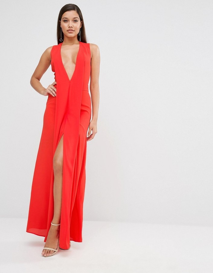 Plunge Maxi Dress, $119 | Asos | Lookastic