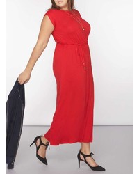 Dorothy Perkins Dp Curve Red T Shirt Maxi Dress
