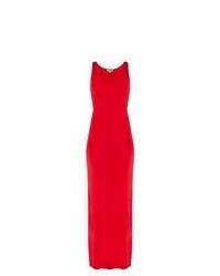 Exclusives New Look Red Jersey Loop Back Maxi Dress