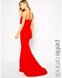 Blaze strapless maxi dress with cheap overlay