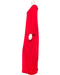 Alexander McQueen Long Sleeve Maxi Dress