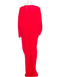 Alexander McQueen Long Sleeve Maxi Dress