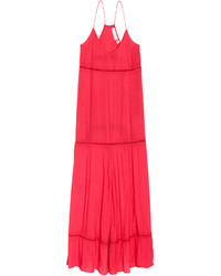 H&M Maxi Dress Coral Red Ladies