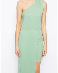 Asos Maxi Dress With Asymmetric One Shoulder