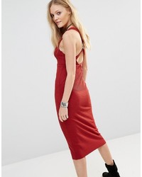 Free People All The Right Angles Midi Dress