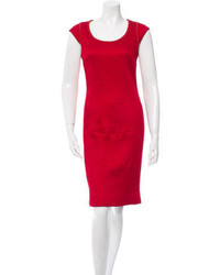 Dolce & Gabbana Cap Sleeve Midi Dress