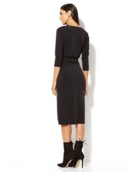 New York & Co. Lace Inset Wrap Dress
