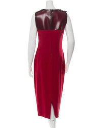 Burberry Prorsum Silk Midi Dress