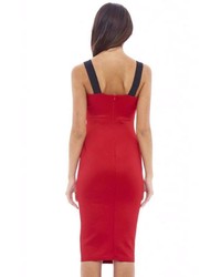 AX Paris Red Strappy Midi Dress