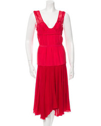 Nina Ricci Silk Midi Dress