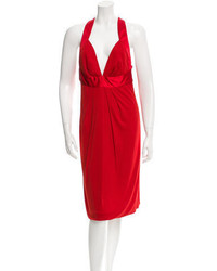 Roberto Cavalli Sleeveless Midi Dress