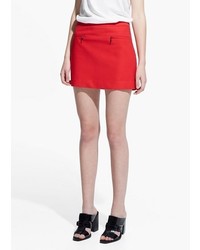 Mango Outlet Decorative Zip Skirt
