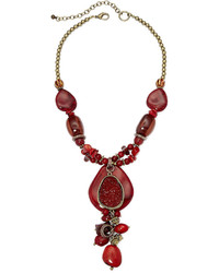 jcpenney Aris By Treska Red Stone Necklace