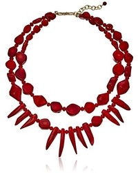 Barse Red Sea Bamboo Necklace
