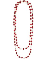 Chanel Vintage Double Strand Gripoix Necklace
