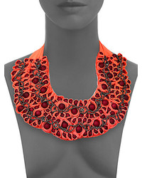 Etro Coral Ribbon Necklace
