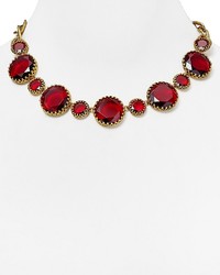 Lauren Ralph Lauren Faceted Stone Collar Necklace 17