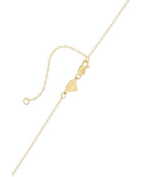 Alison Lou Heart 14 Karat Gold Enamel And Diamond Necklace