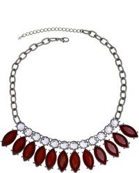 jcpenney Mixit Mixit Red Stone Crystal Shaky Necklace