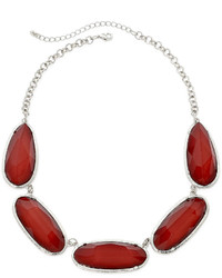 Mixit Mixit Red Stone Necklace