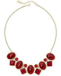 jcpenney Monet Jewelry Monet Red Stone Collar Necklace