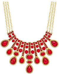 Style Co Gold Tone Red Stone Crown Necklace Only At Macys