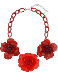 Wallis Red Flower Collar