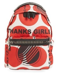 Stella McCartney Thanks Girls Nylon Backpack Red