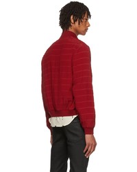 Saint Laurent Red Silk Jacket