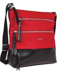 Lodis Los Angeles Wanda Rfid Nylon Leather Crossbody Bag