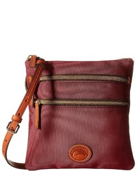 Dooney & Bourke Nylon Northsouth Triple Zip Cross Body Handbags