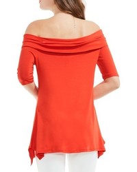Vince Camuto Jersey Off The Shoulder Top