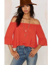 Glamorous Out Of Range Off The Shoulder Top