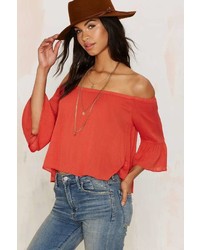 Glamorous Out Of Range Off The Shoulder Top