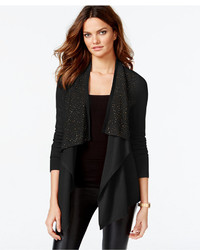 INC International Concepts Embellished Drape Front Cardigan Sweater Only At Macys