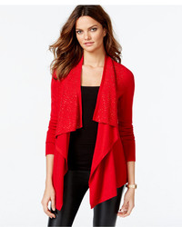 INC International Concepts Embellished Drape Front Cardigan Sweater Only At Macys